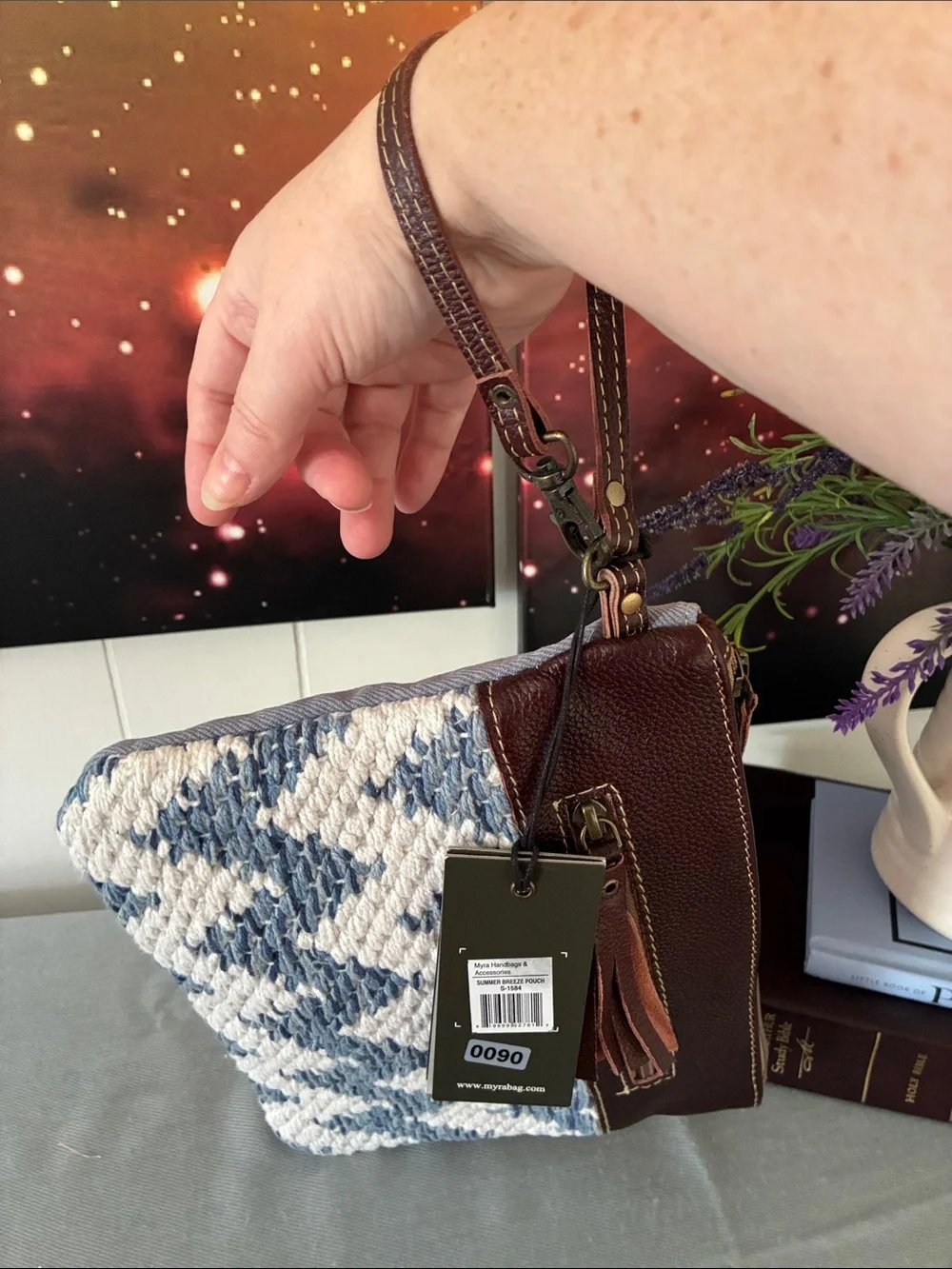 Myra Bag Woven Wristlet